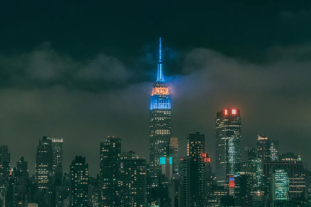 Empire state building de nuit Empire state building de nuit